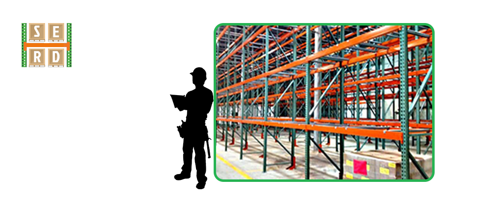 red-and-green-colored-beam-with-blue-and-red-colored-pallet-rack-in-background