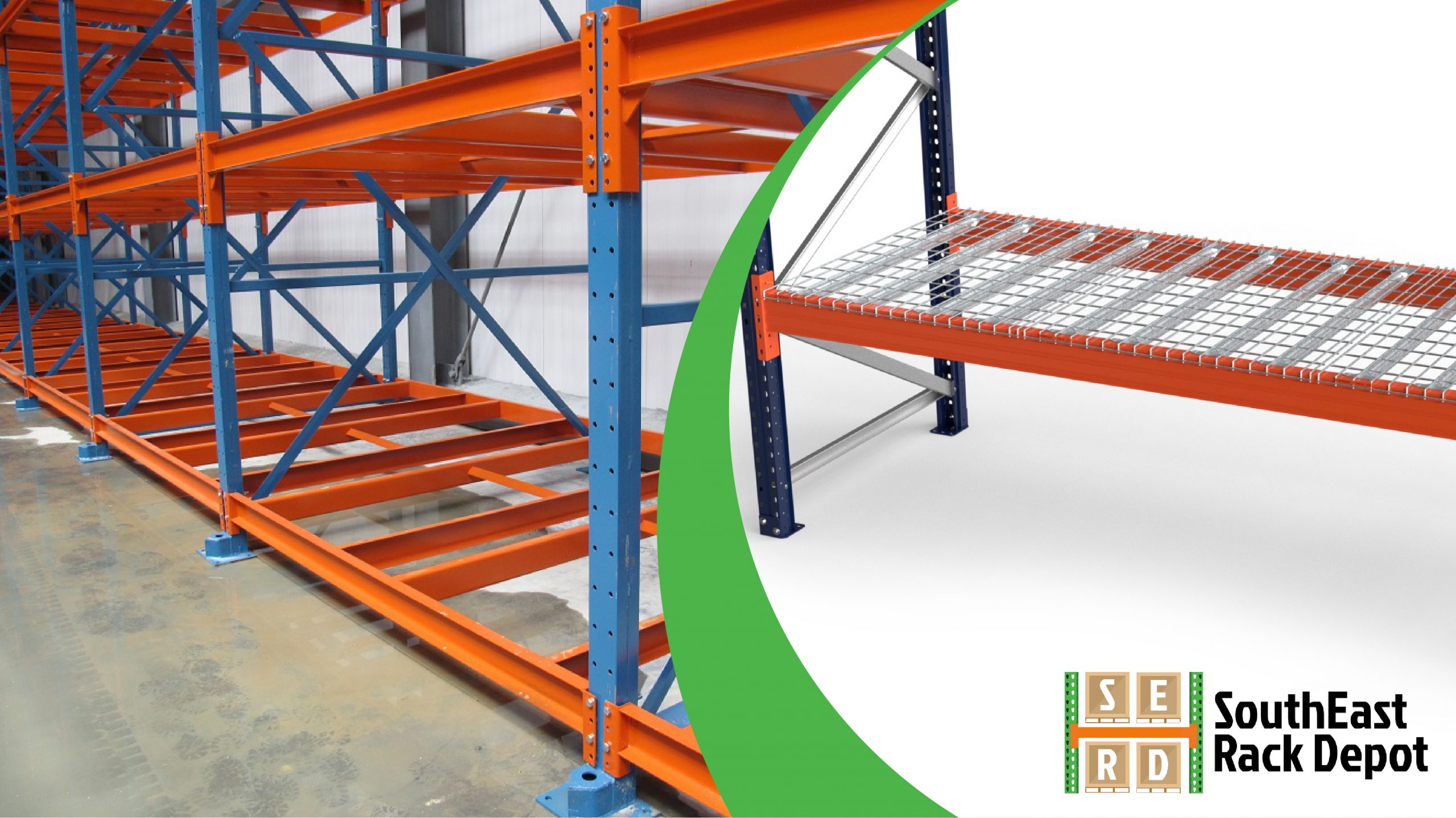 Wire mesh Ideal for pallet racking SouthEast Rack Depot