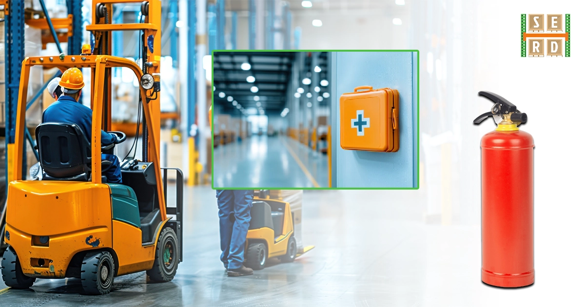 emergency-kit-and-fire-extinguisher-for-warehouse-safety